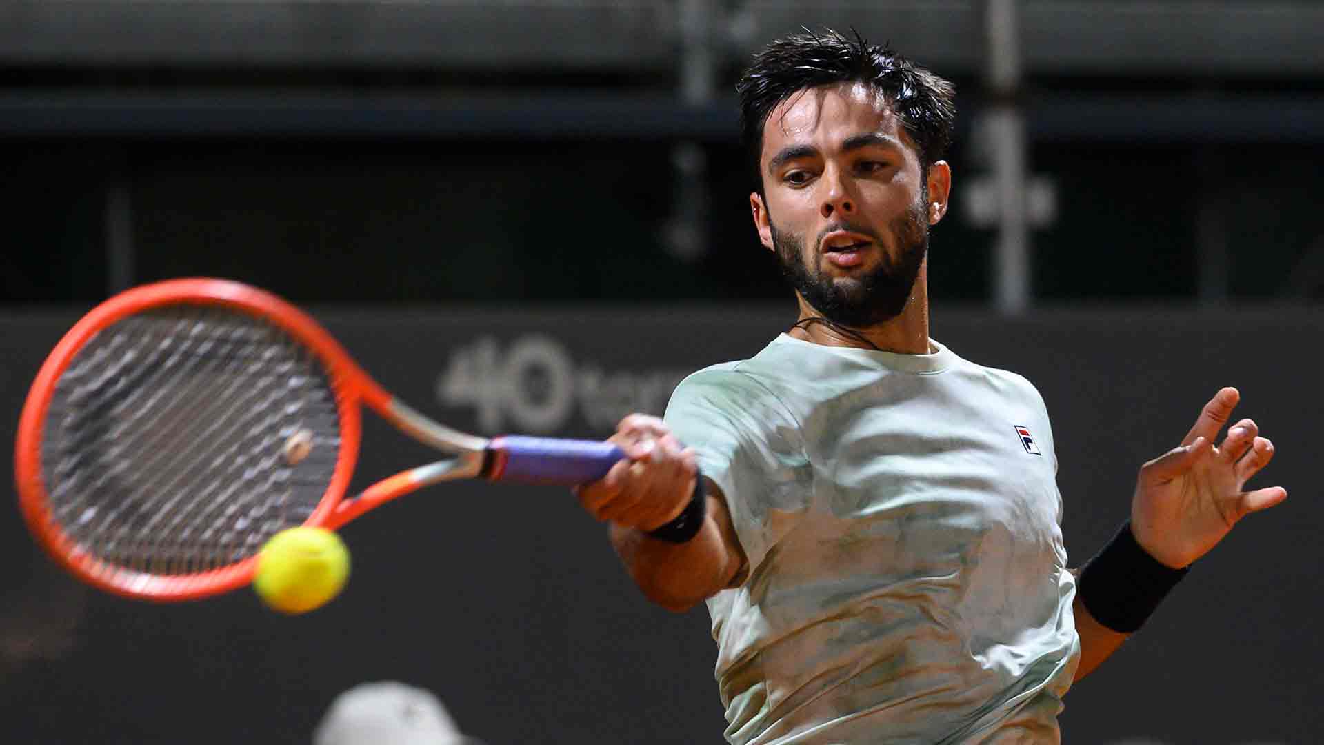 Genaro Alberto Olivieri es uno de los dos argentinos que superó la previa en Roland Garros 2023.