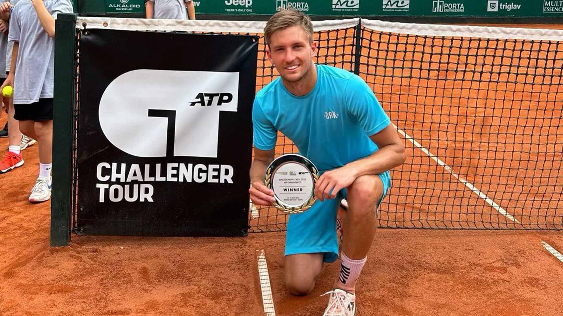 Hungarian Mate Valkusz triumphs at the Skopje Challenger.
