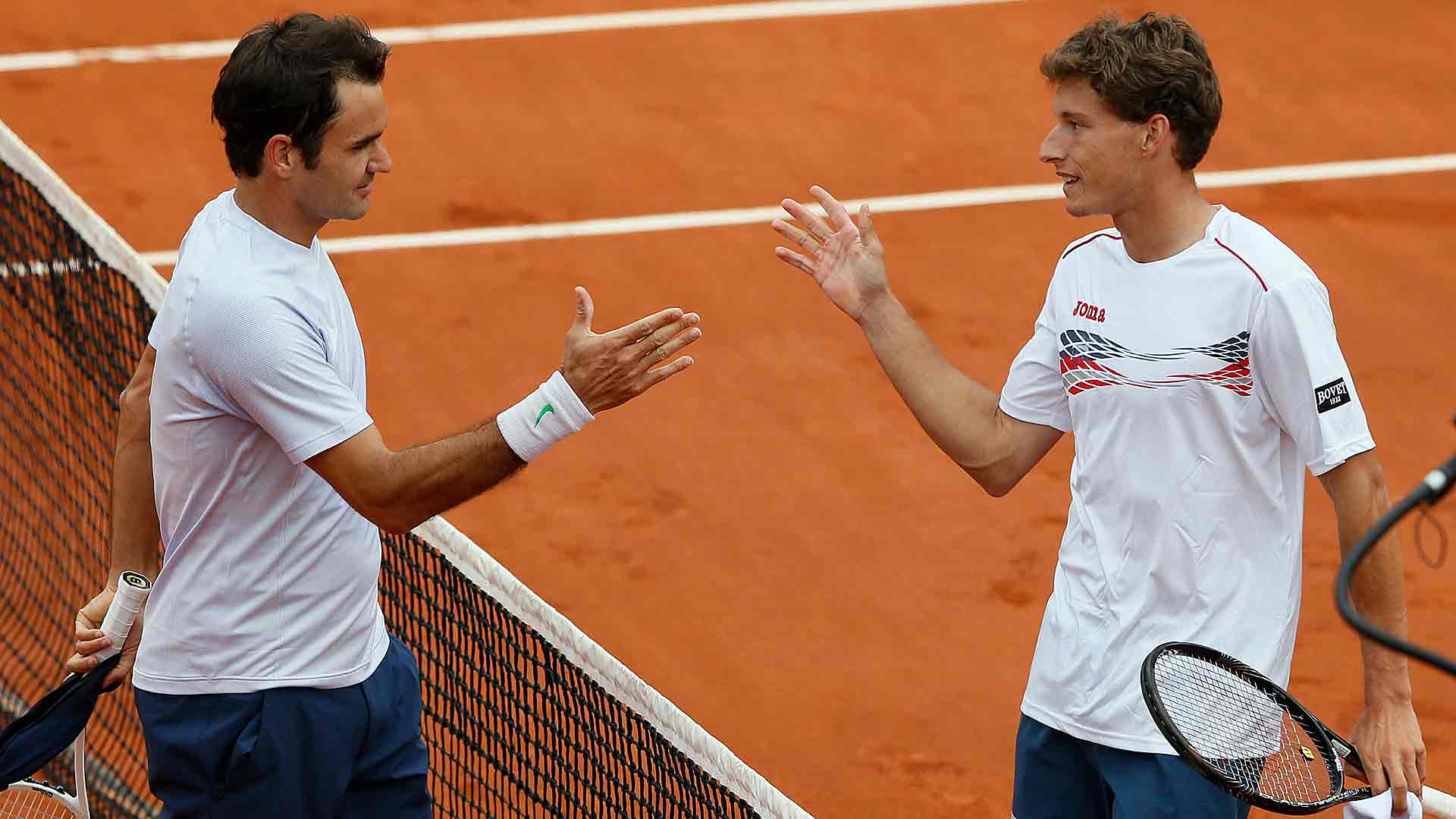 Pablo Carreño Busta jugó su primer partido en Roland Garros hace diez años ante Roger Federer.