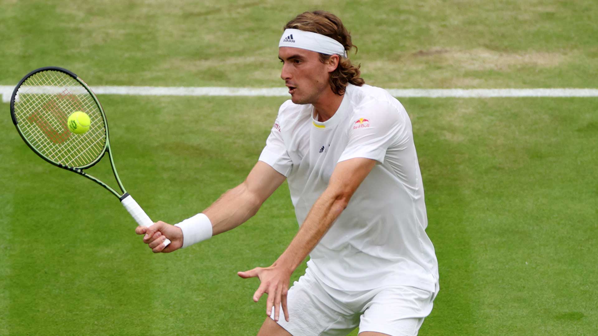 Stefanos Tsitsipas held an 8-3 record on grass last season.