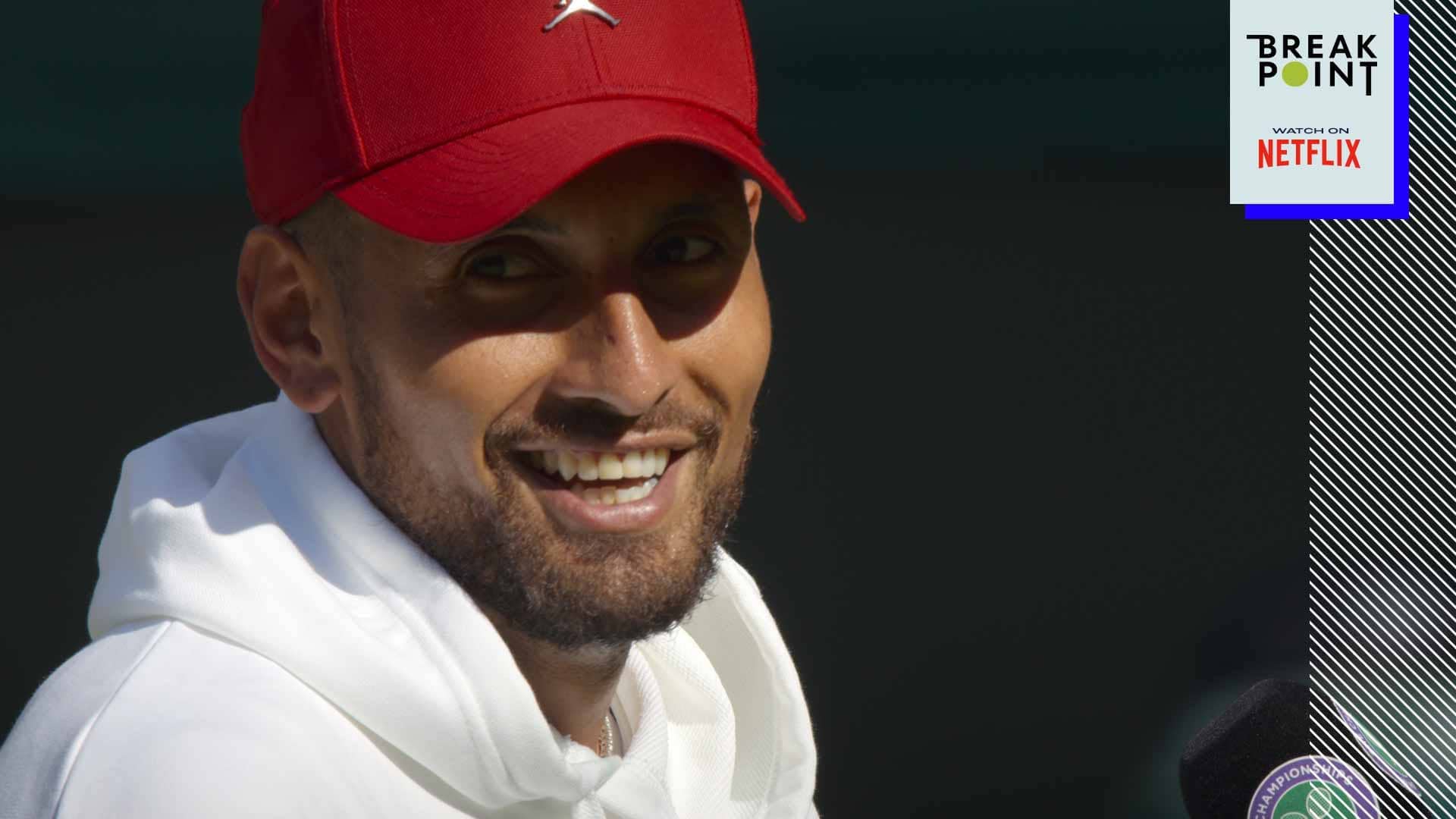 Nick Kyrgios' run at 2022 Wimbledon is documented in Episode 7 of Break Point.