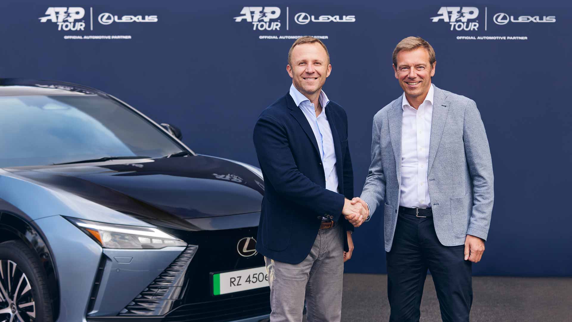 ATP CEO Massimo Calvelli and TME Vice President Lexus and Value Chain Pascal Ruch.