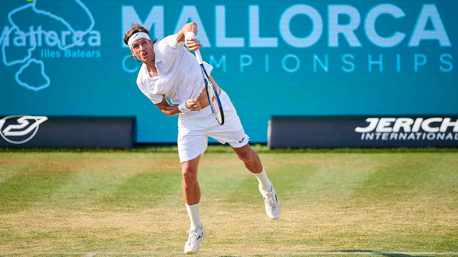 Feliciano López ganó su partido No. 505 este martes en el Mallorca Championships.