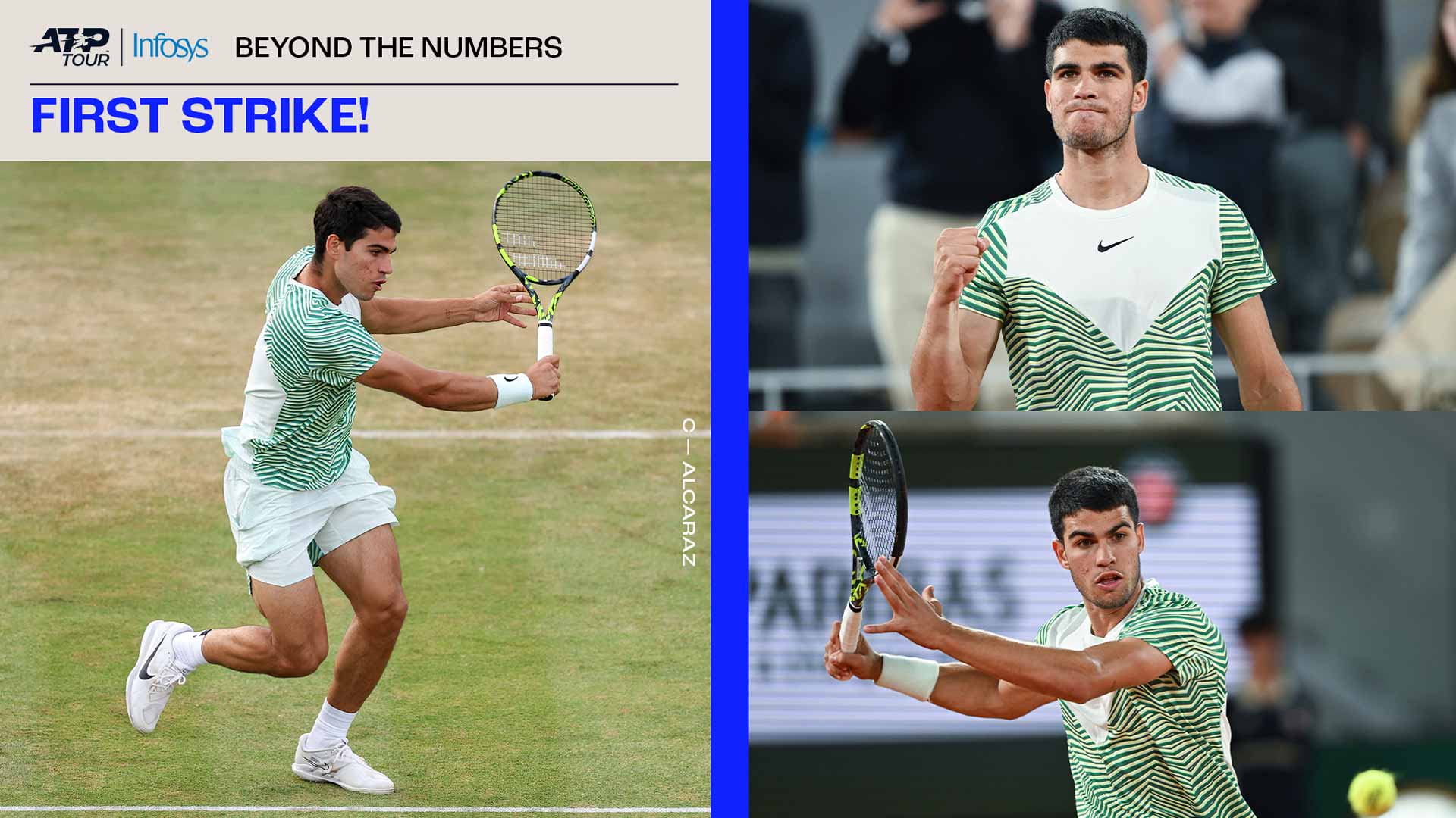 Carlos Alcaraz won 53 per cent of 0-4 shot rallies to win his maiden grass-court title.