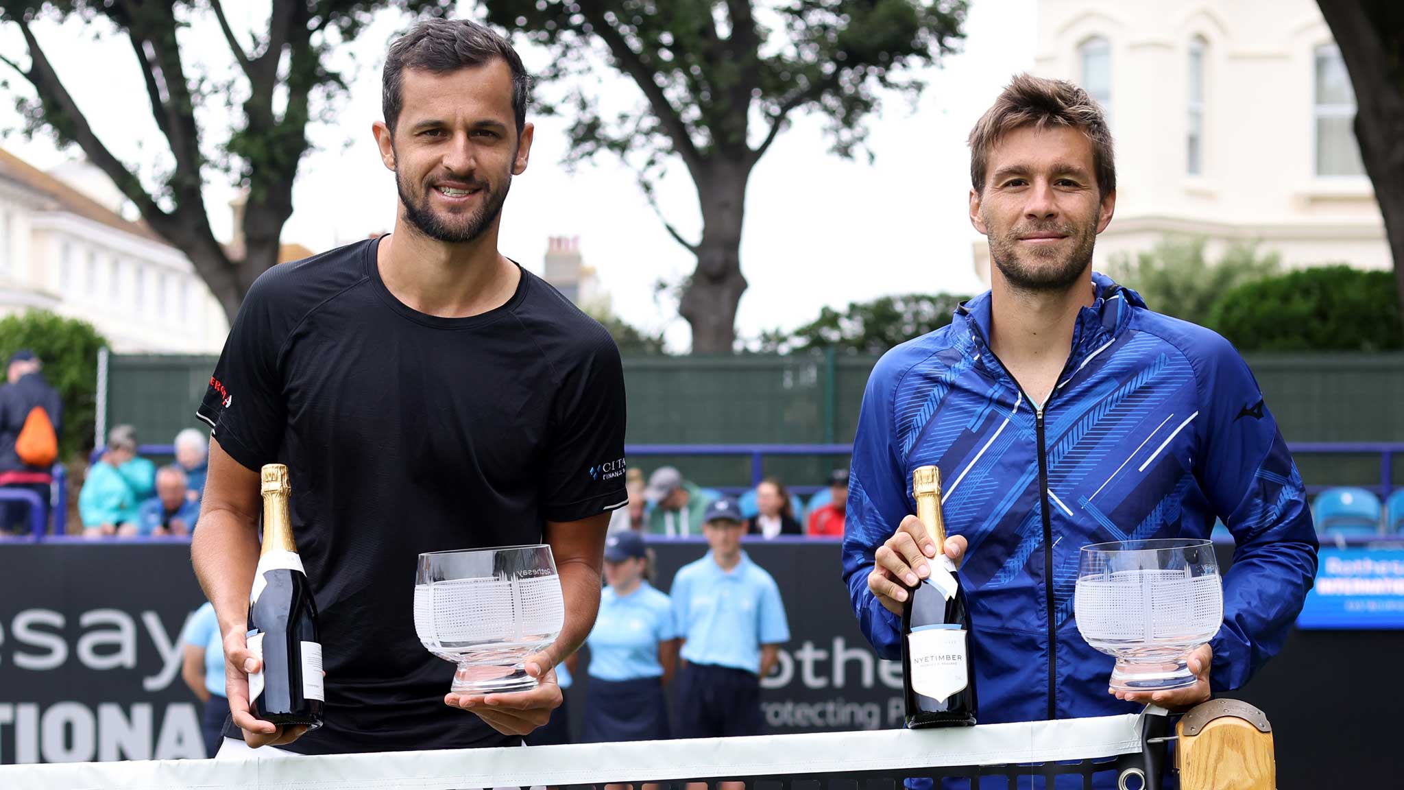 Croatians Mate Pavic and Nikola Mektic win their sixth grass-court tour-level title as a team.