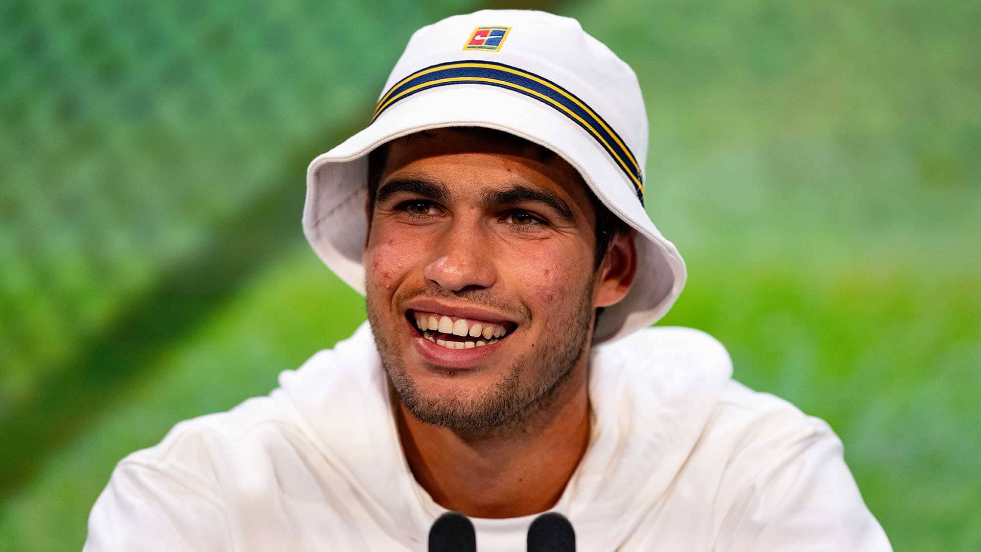 Carlos Alcaraz is the top seed at Wimbledon.
