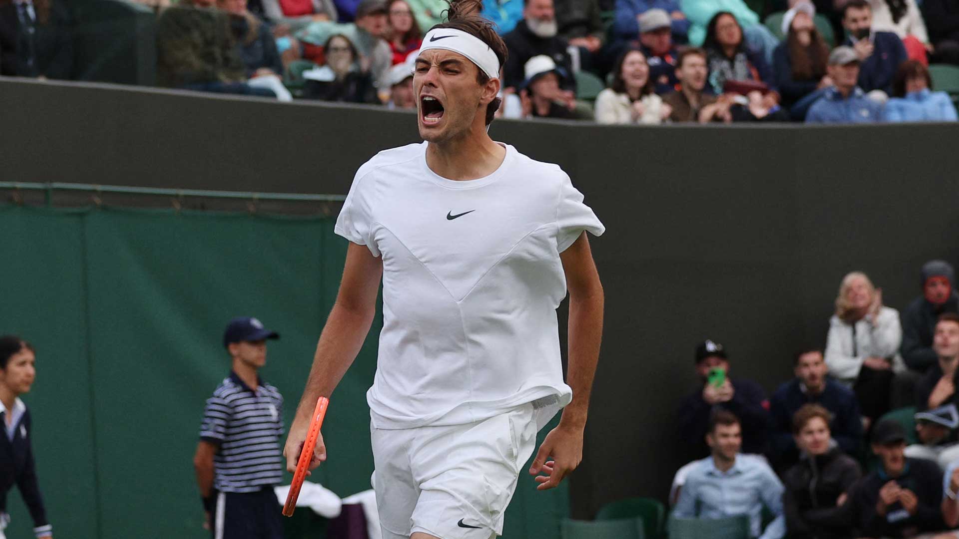 Taylor Fritz reached the quarter-finals at Wimbledon last year.
