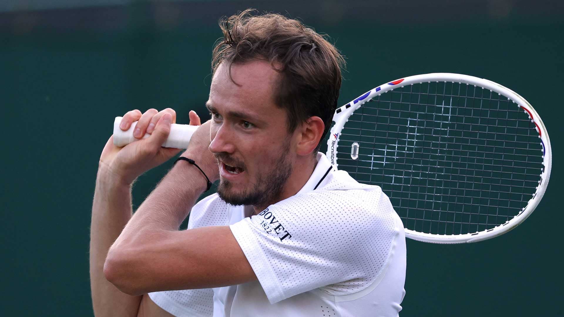 Daniil Medvedev seeks his first Wimbledon quarter-final, having reached at least that stage at every other major.