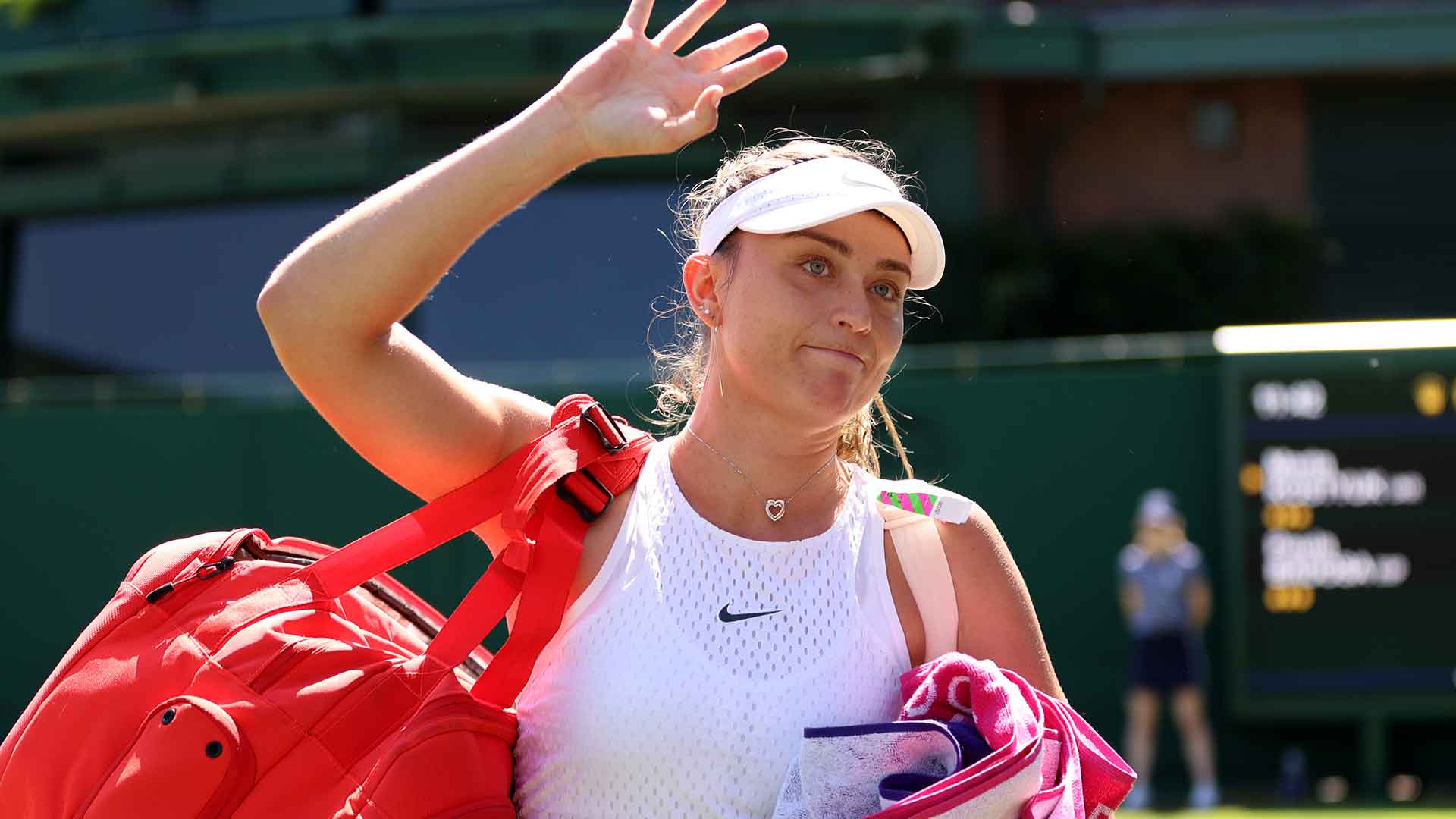 Paula Badosa was due to team with Stefanos Tsitsipas for the first time at Wimbledon.