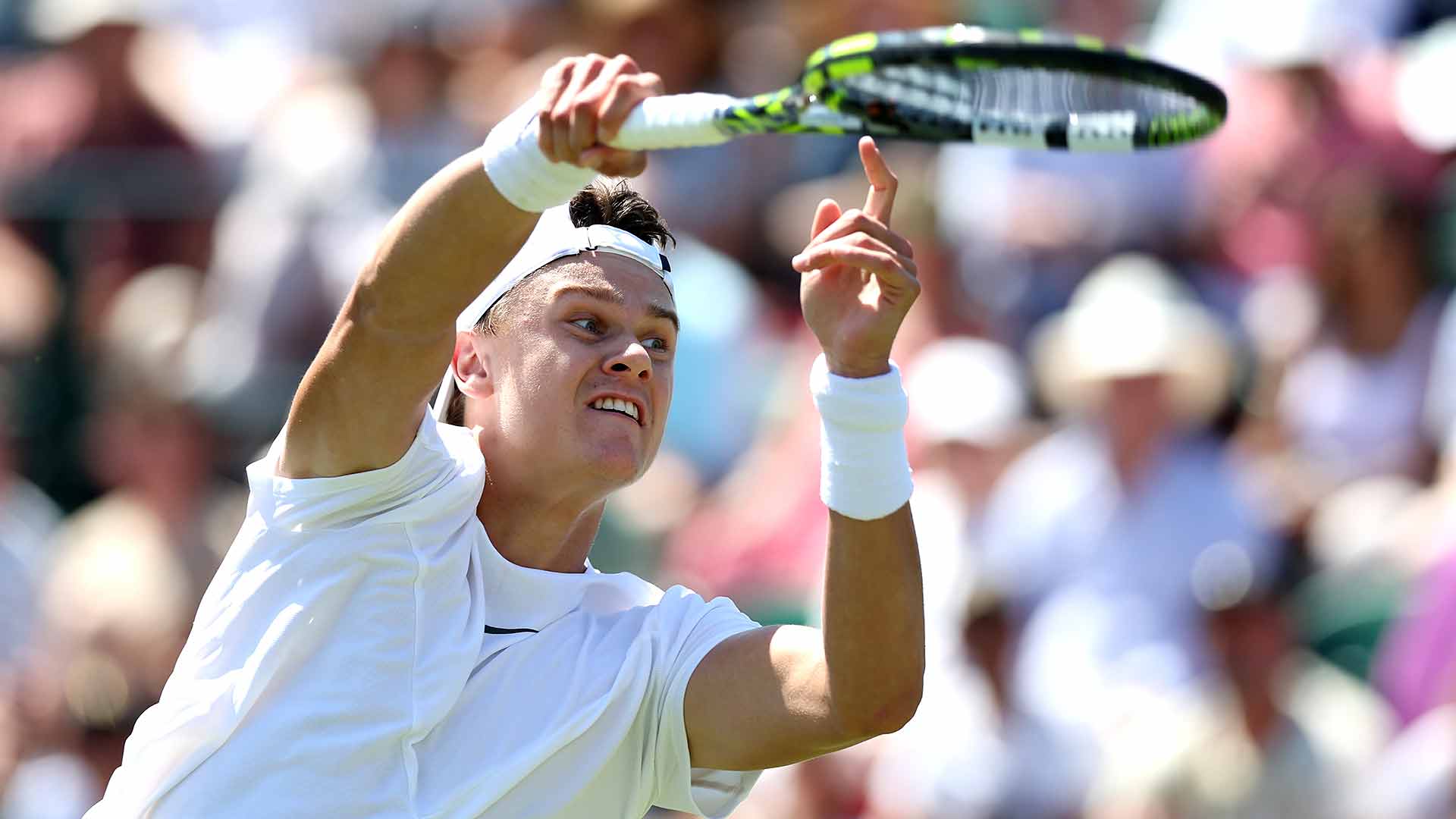Holger Rune saved eight of 11 break chances on his serve to beat Roberto Carballes Baena.