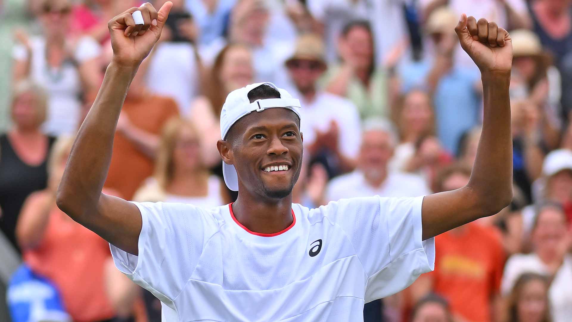 Christopher Eubanks is competing in the second week of a major for the first time at Wimbledon.