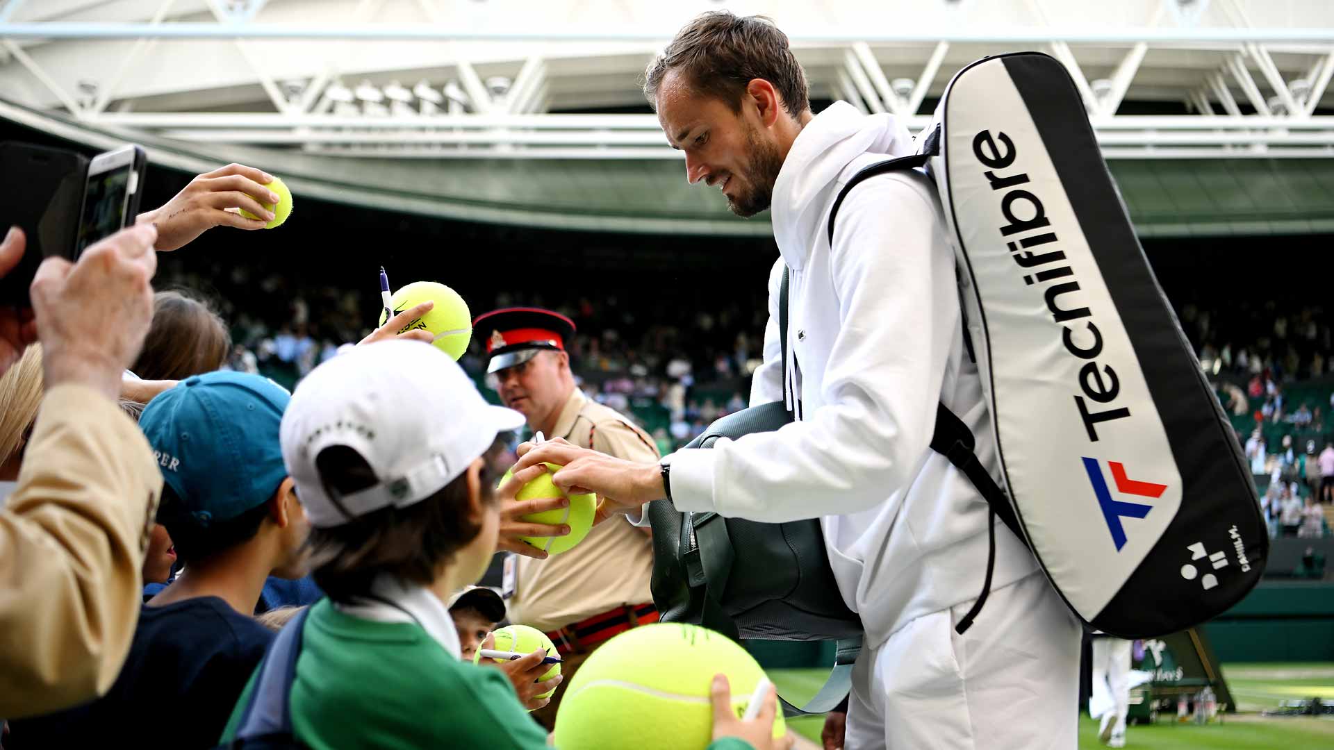Daniil Medvedev is two wins away from claiming his second major title.