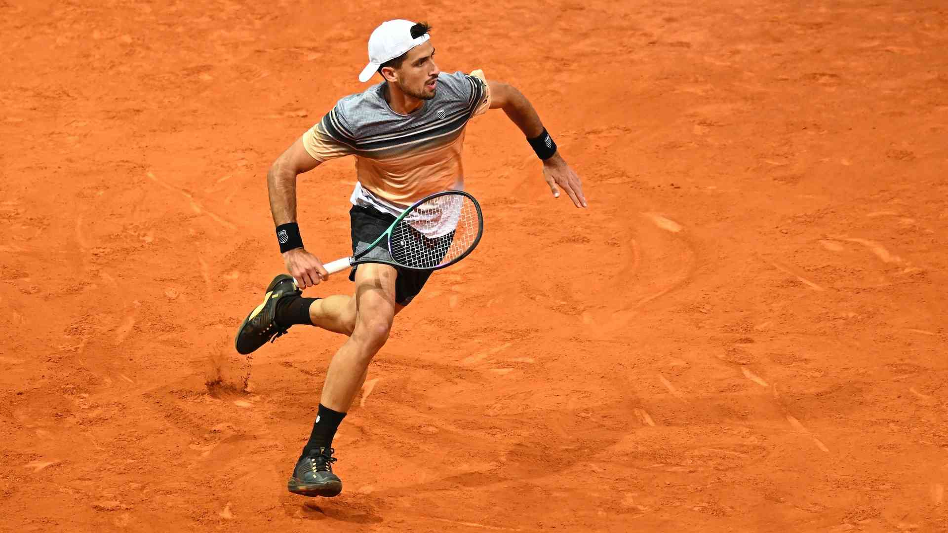 Pedro Cachín es uno de los dos argentinos presentes esta semana sobre la arcilla de Gstaad.