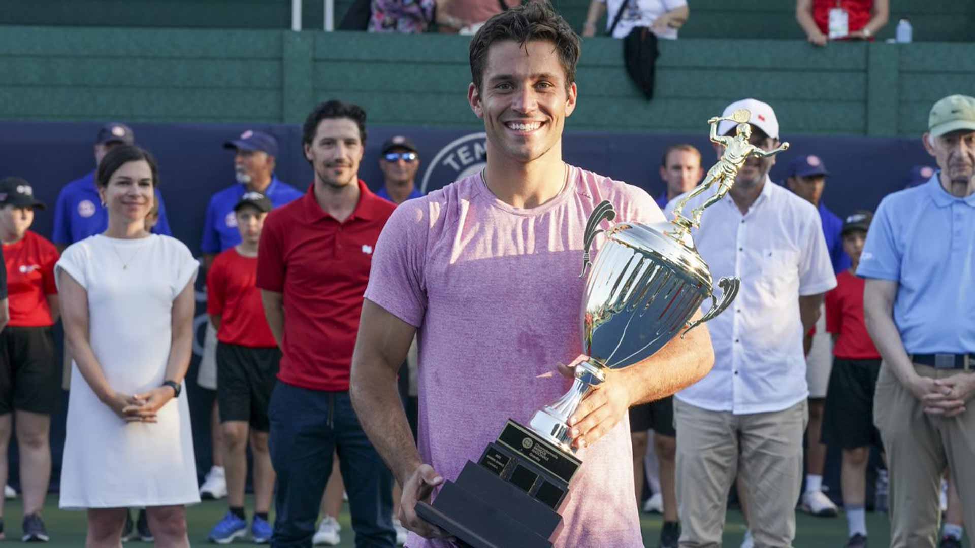 <a href='https://www.atptour.com/en/players/alexis-galarneau/gk06/overview'>Alexis Galarneau</a> wins his maiden ATP Challenger Tour title in Granby, Canada.