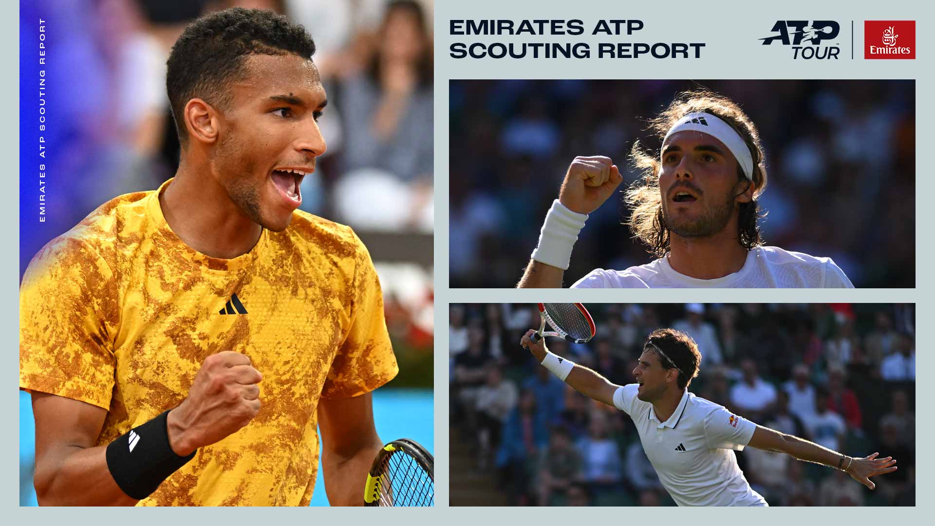 Felix Auger-Aliasime, Stefanos Tsitsipas and Dominic Thiem are all in action this week.
