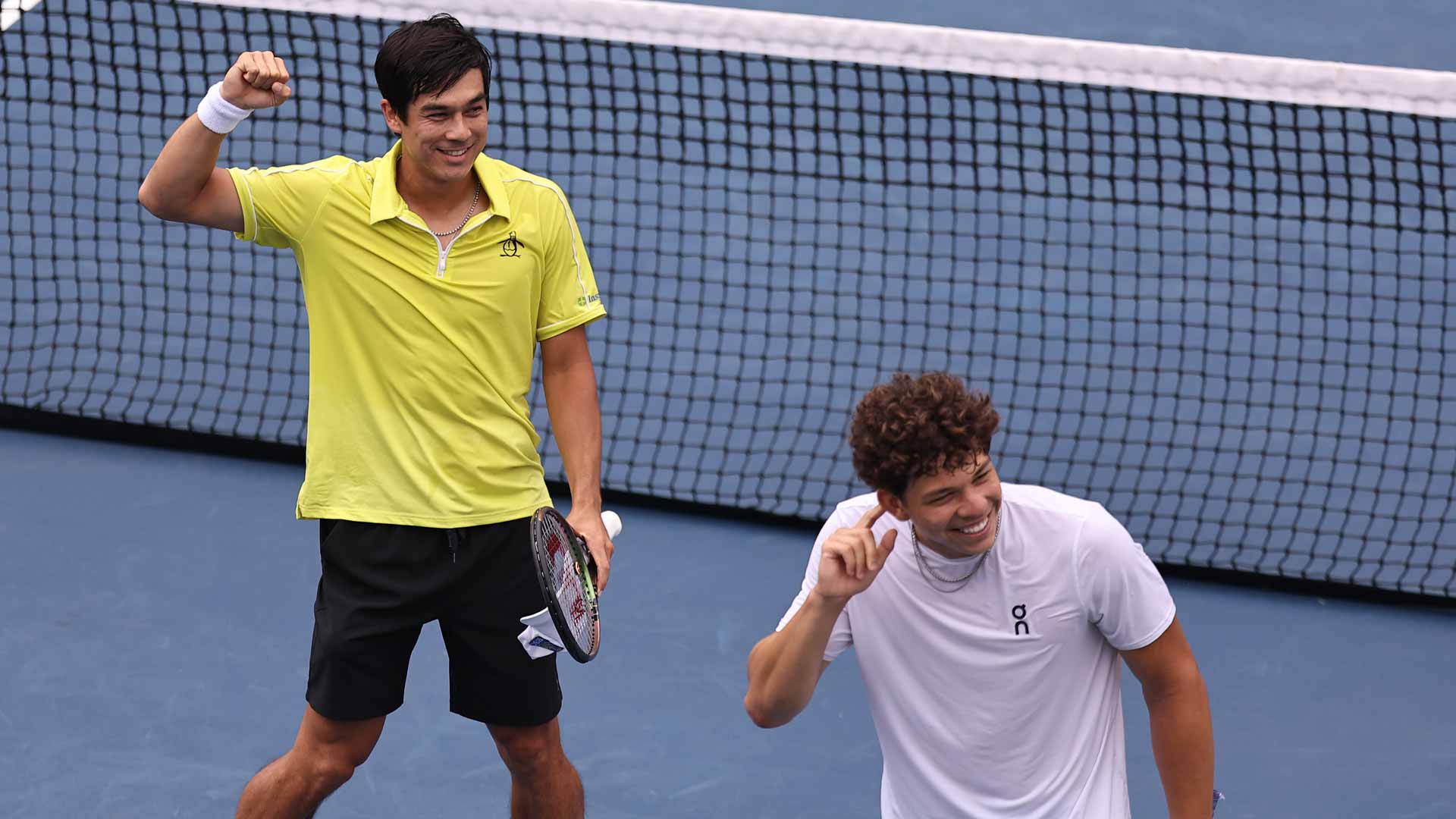 Mackenzie McDonald and Ben Shelton defeat Lloyd Glasspool and Harri Heliovaara in the Mubadala Citi DC Open semi-finals.