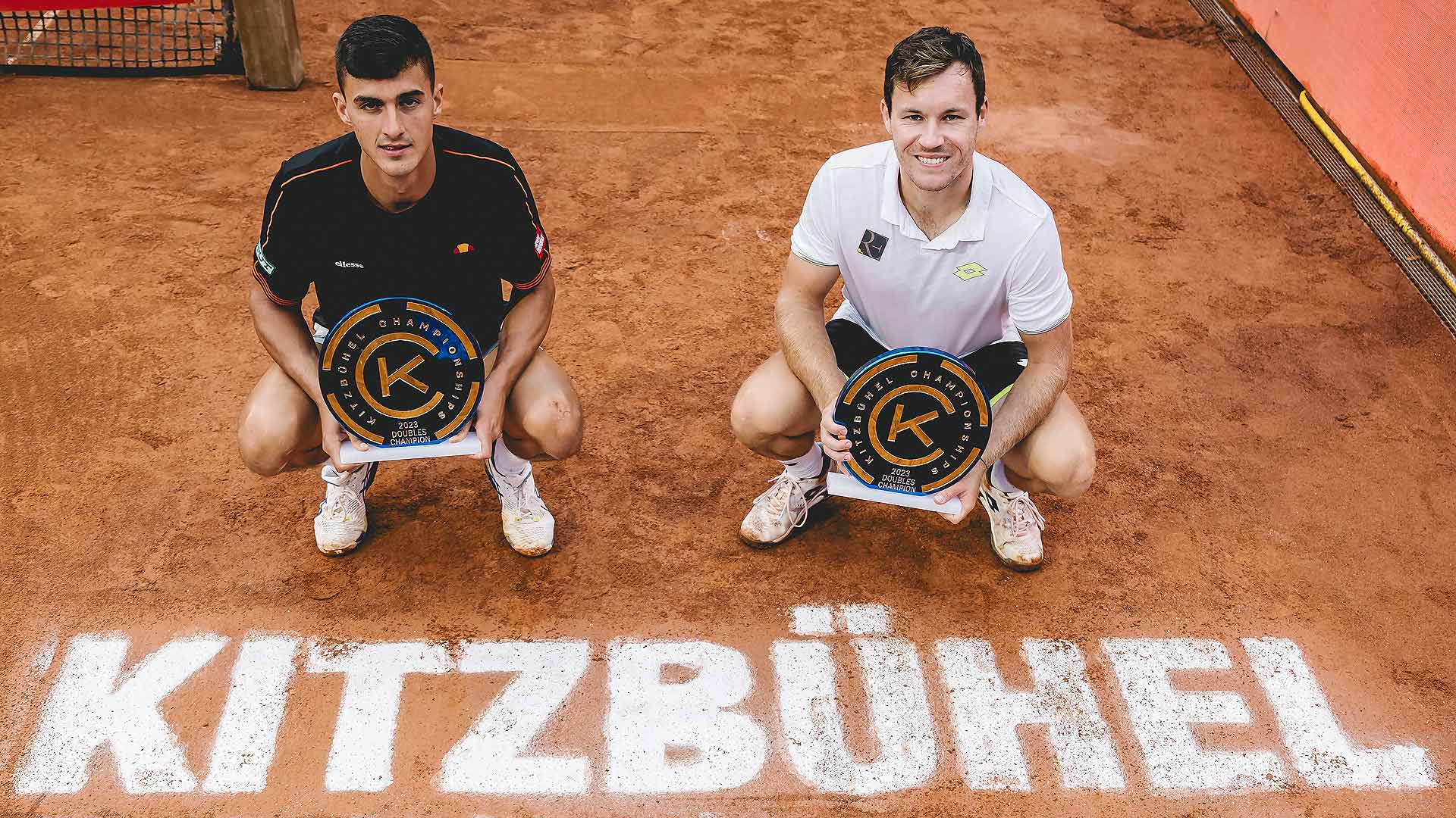 Alexander Erler and Lucas Miedler triumph in Kitbühel without dropping a set all week.