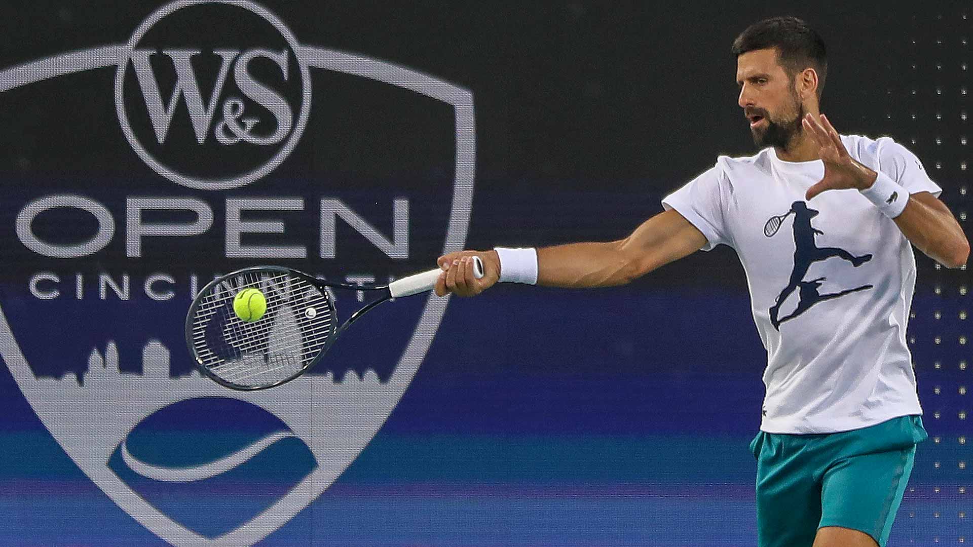 Novak Djokovic llega a Cincinnati con marca de 33-5 esta temporada.