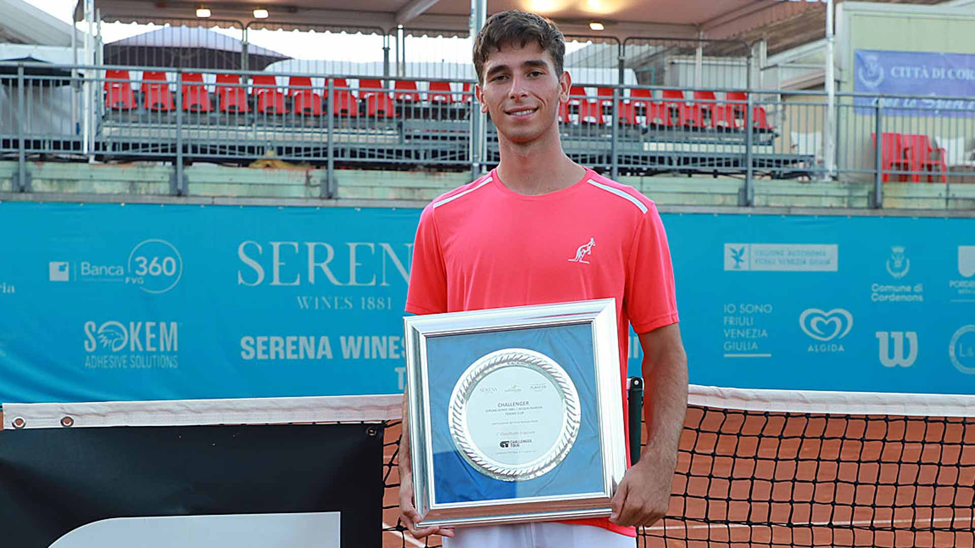 <a href='https://www.atptour.com/en/players/matteo-gigante/g0gd/overview'>Matteo Gigante</a> wins his second ATP Challenger Tour title in Cordenons, Italy.