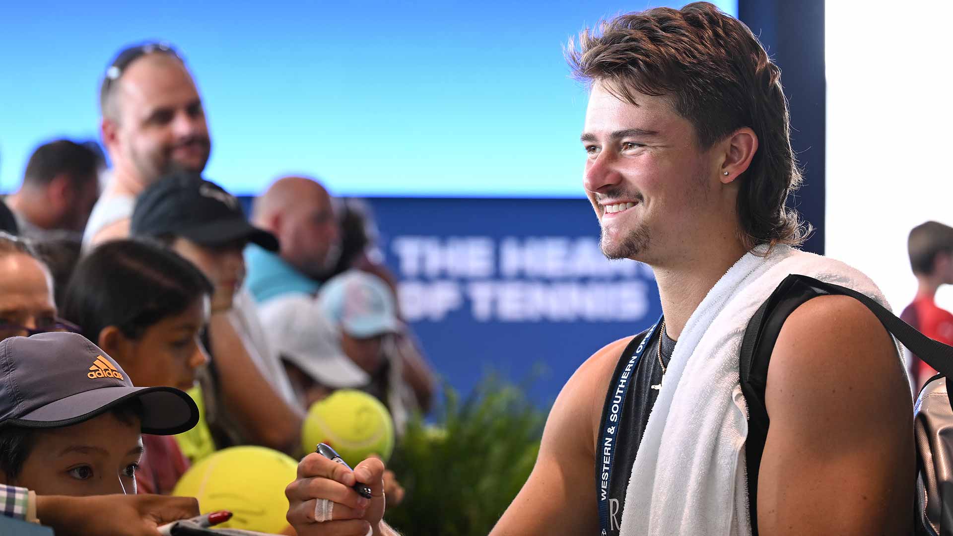 J.J. Wolf is a crowd favourite at the Western & Southern Open, his home tournament.
