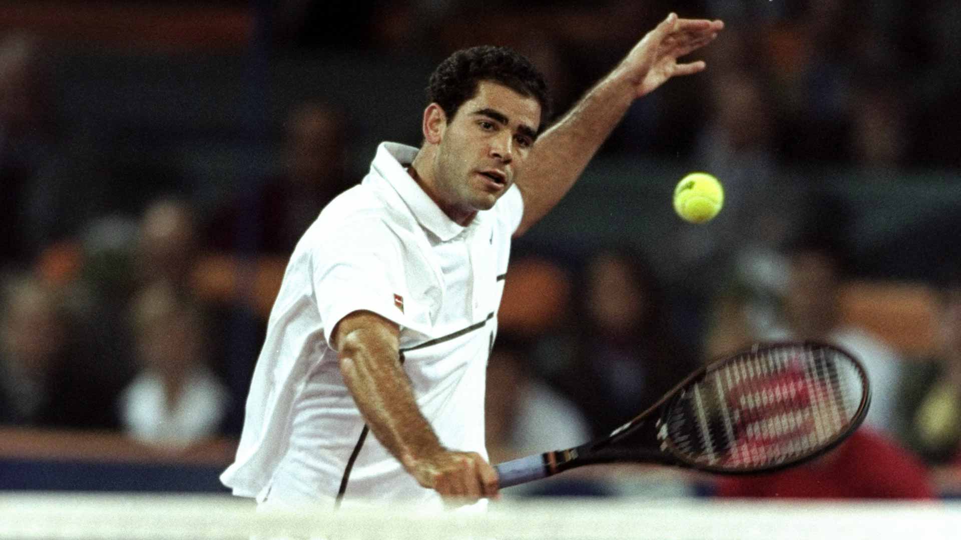 Pete Sampras in Hanover, Germany in 1998.