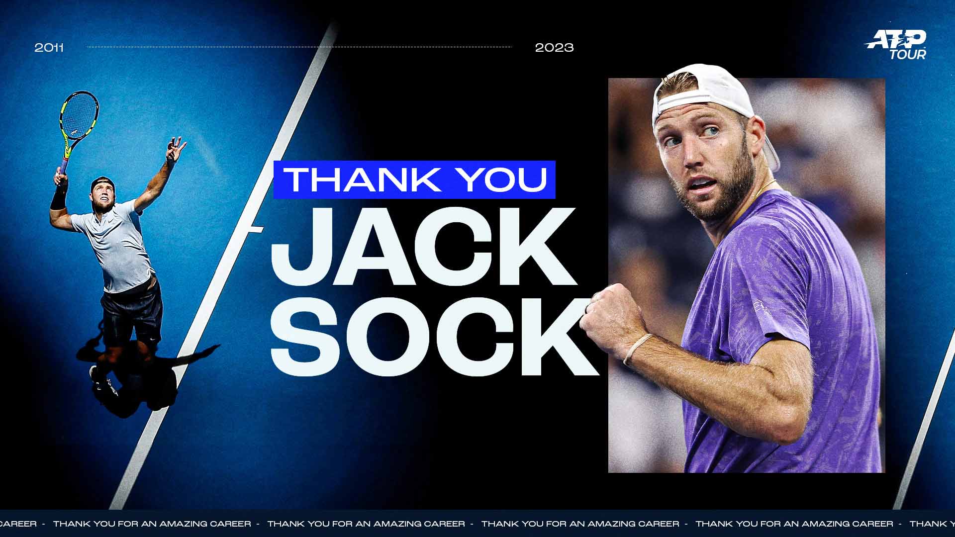Jack Sock logró un total de 17 títulos entre modalidad individual (4) y dobles (17).