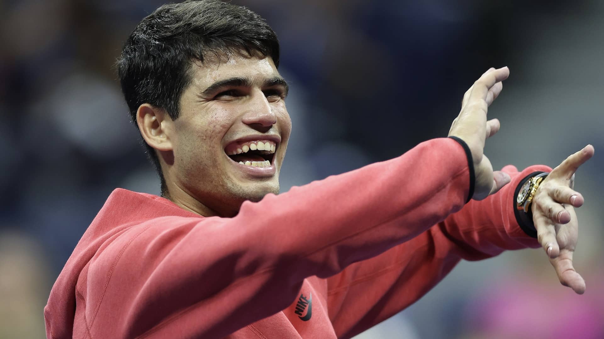 Carlos Alcaraz ganó el título individual del US Open en 2022.