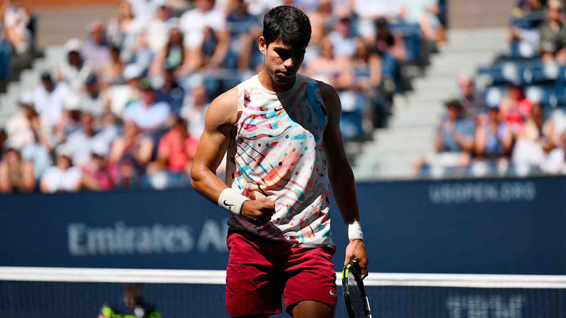 Carlos Alcaraz siempre ha alcanzado la segunda semana del US Open desde que se estrenó en 2021.