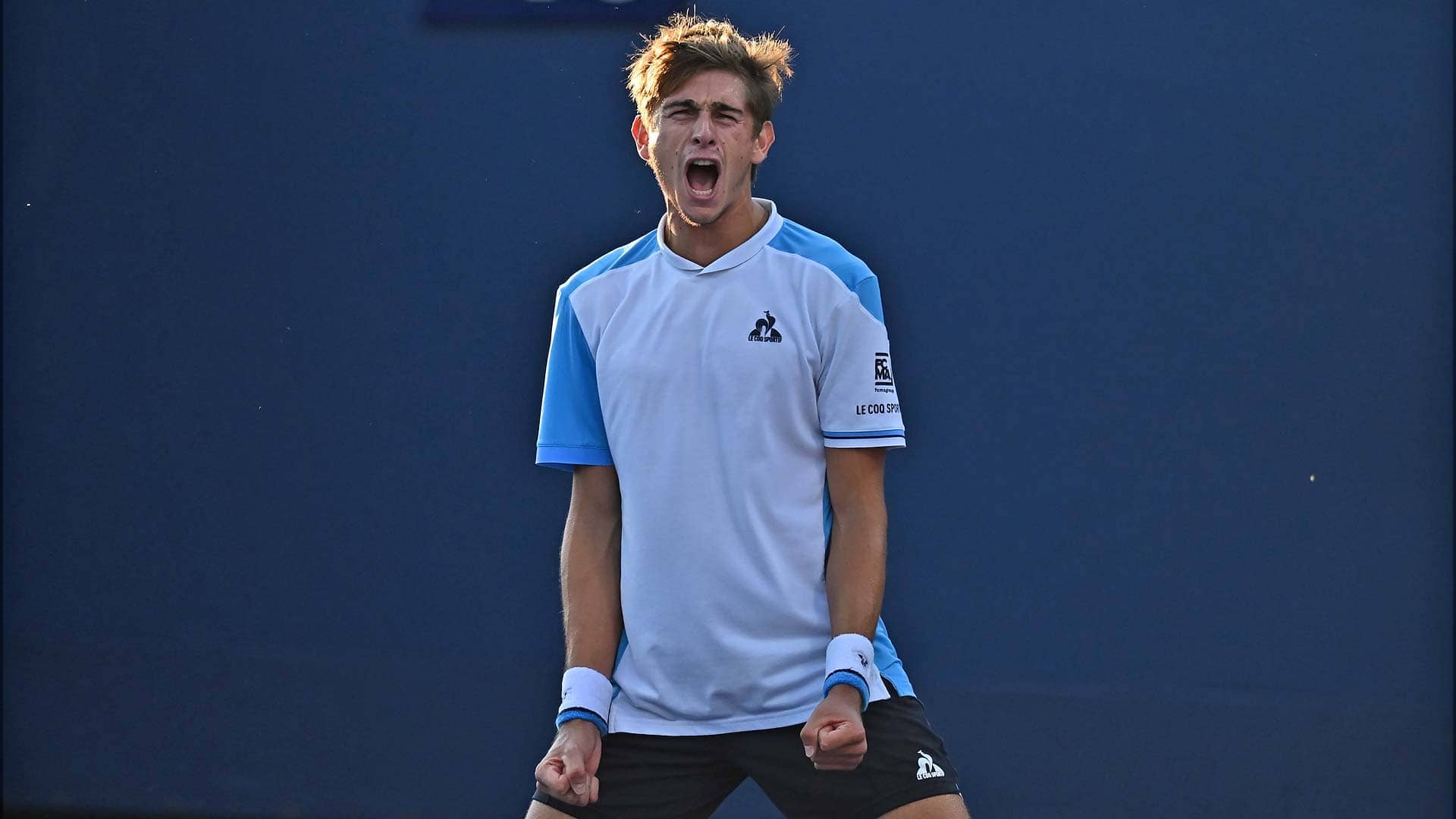 Matteo Arnaldi is into the second week of a major for the first time.