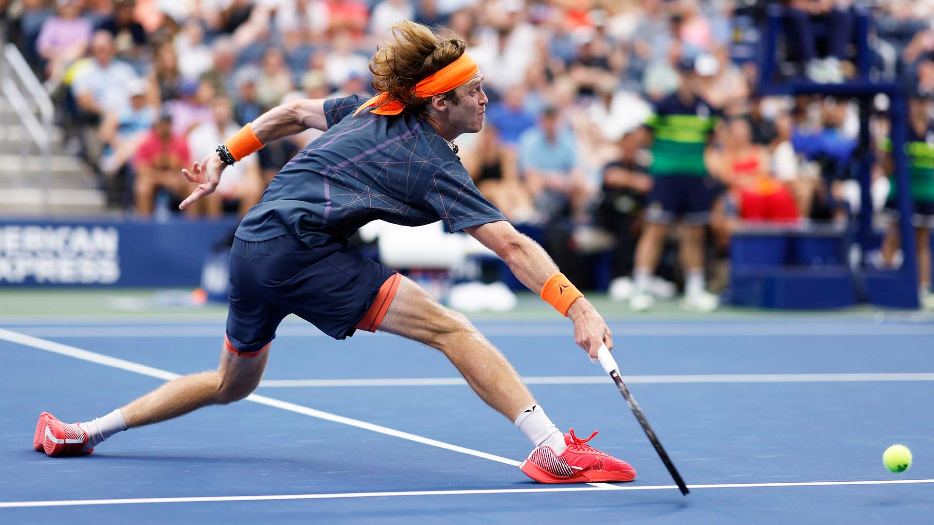 Andrey Rublev is chasing his first major semi-final.