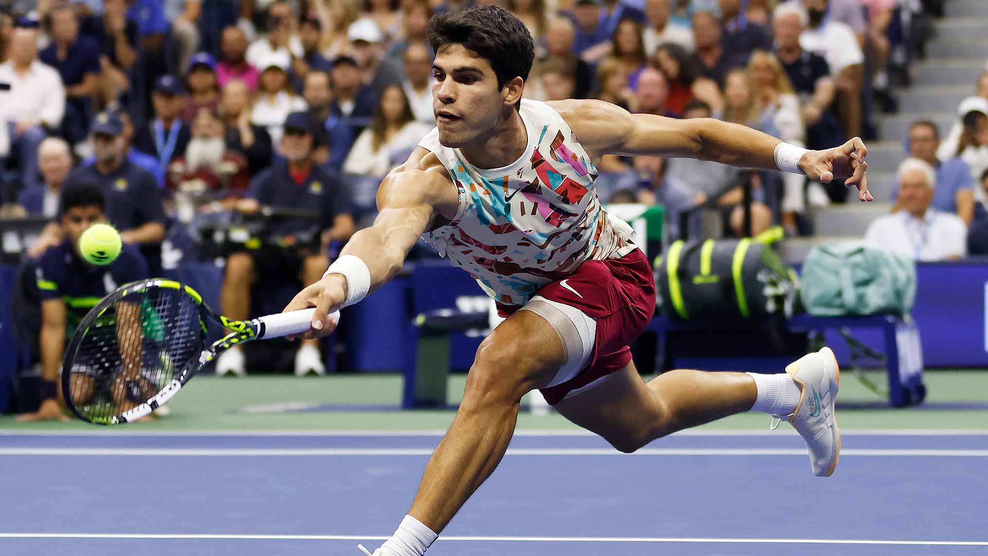 Carlos Alcaraz finishes his 2023 Grand Slam season with the Wimbledon title and semi-final showings at Roland Garros and the US Open.