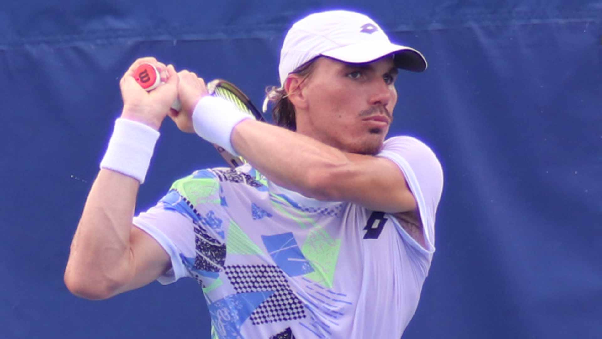 Patrick Kypson in action at his home tournament, the Cary Challenger.