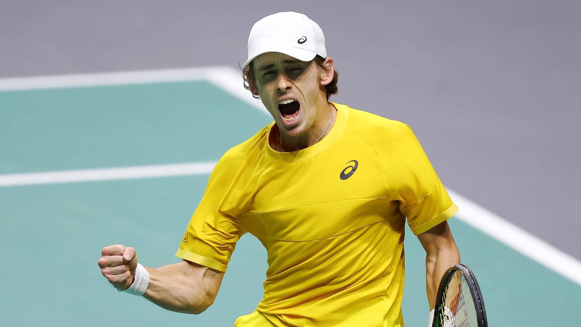 Alex de Miñaur cerró la eliminatoria para Australia frente a Suiza.