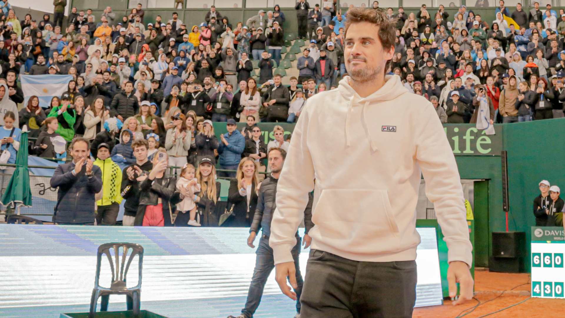 Guido Pella se despidió del público argentino este domingo en el Buenos Aires Lawn Tennis.