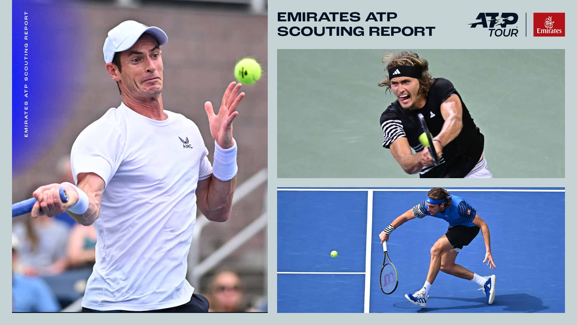 Andy Murray, Alexander Zverev y Stefanos Tsitsipas entran en acción esta semana.