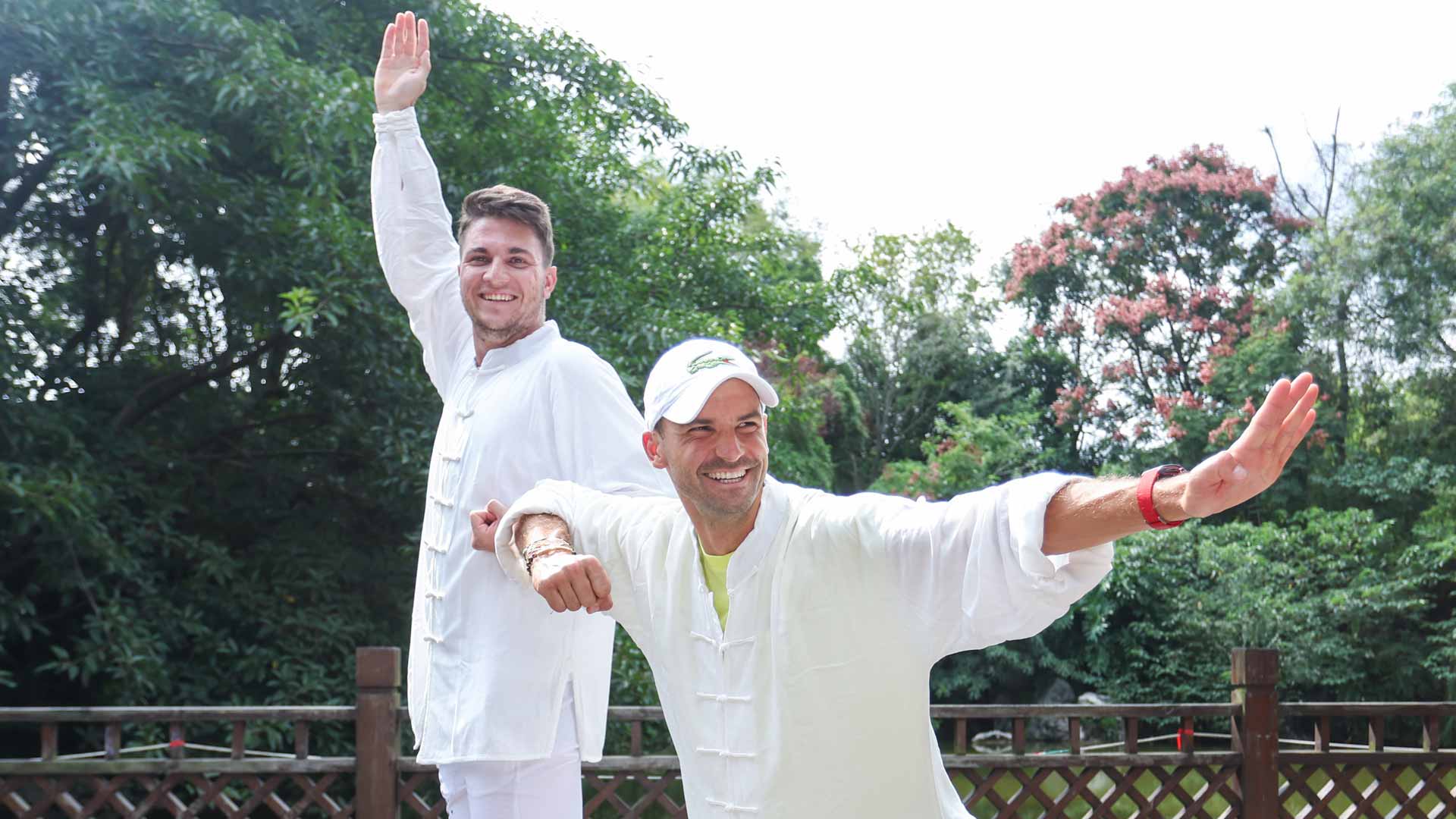 Miomir Kecmanovic and Grigor Dimitrov are in action this week in Chengdu, China.
