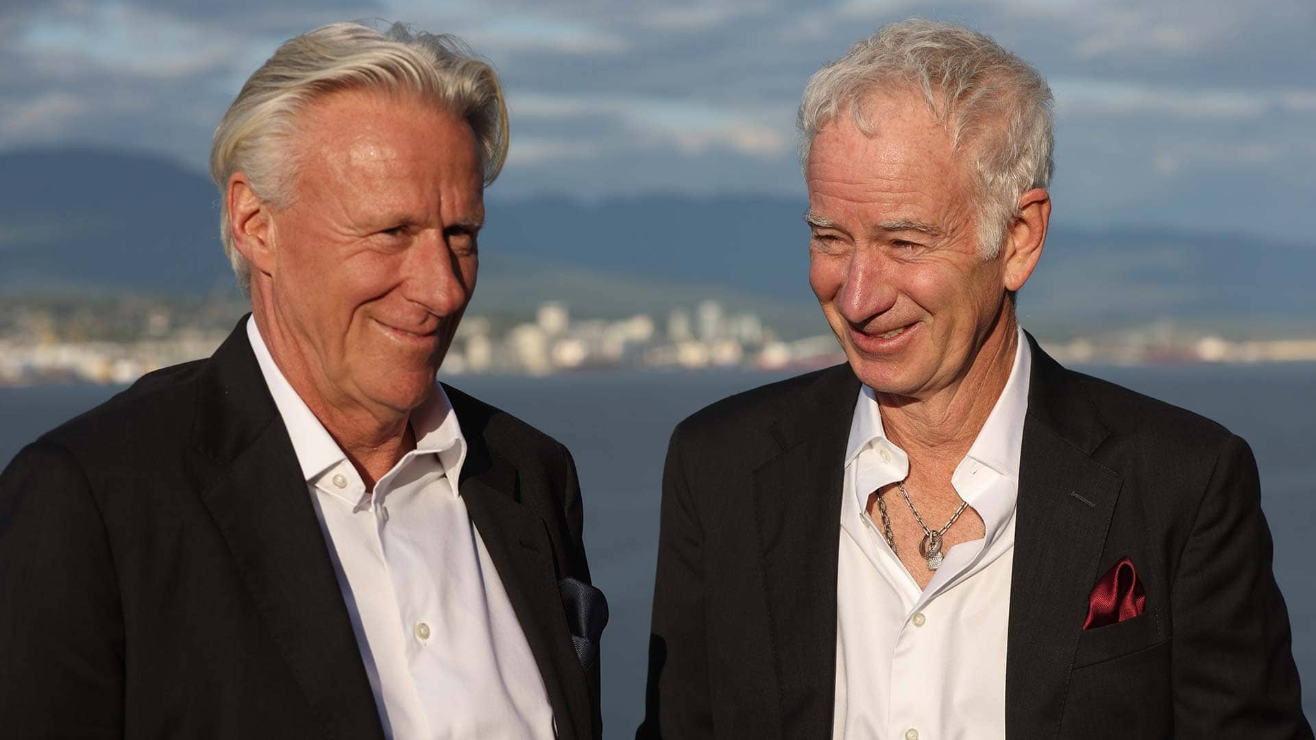 Bjorn Borg y John McEnroe están 7-7 en su serie Lexus ATP Head2Head.