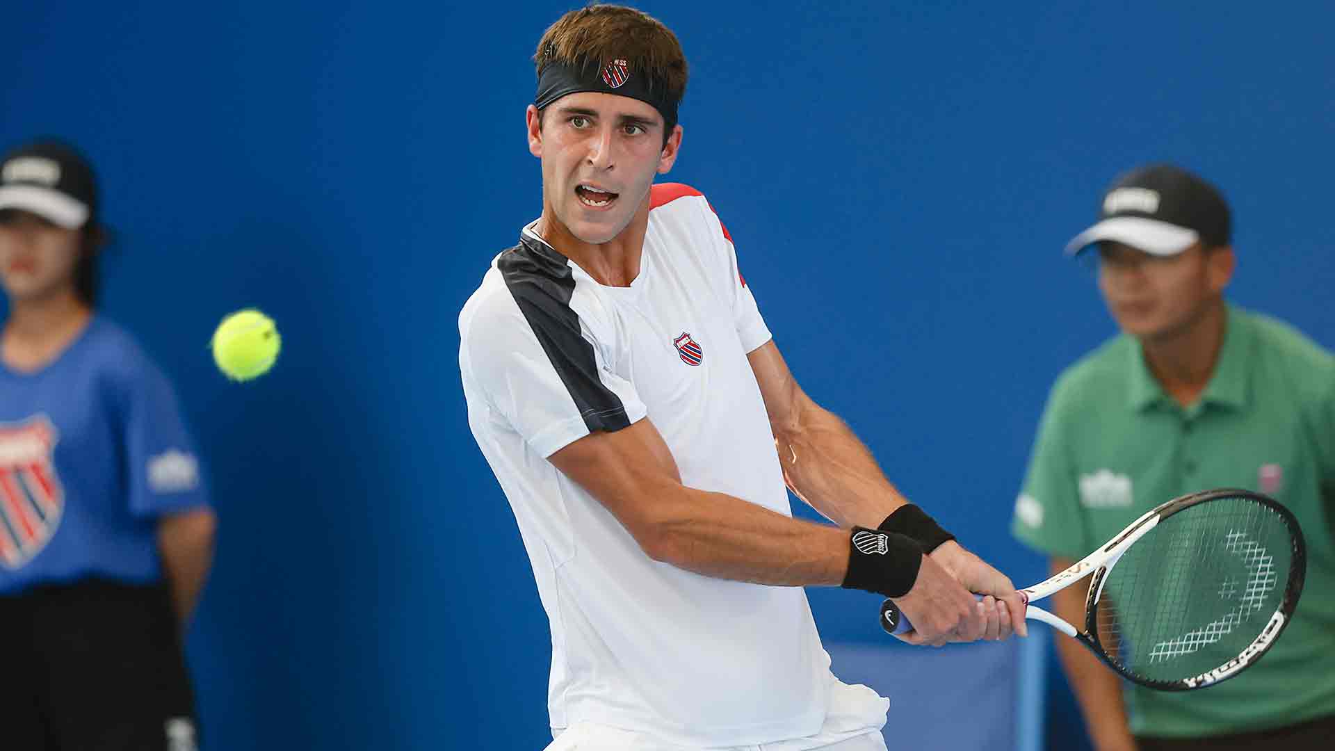 Tomás Martín Etcheverry perseguirá en segunda ronda de Zhuhai su victoria No. 25 de la temporada.