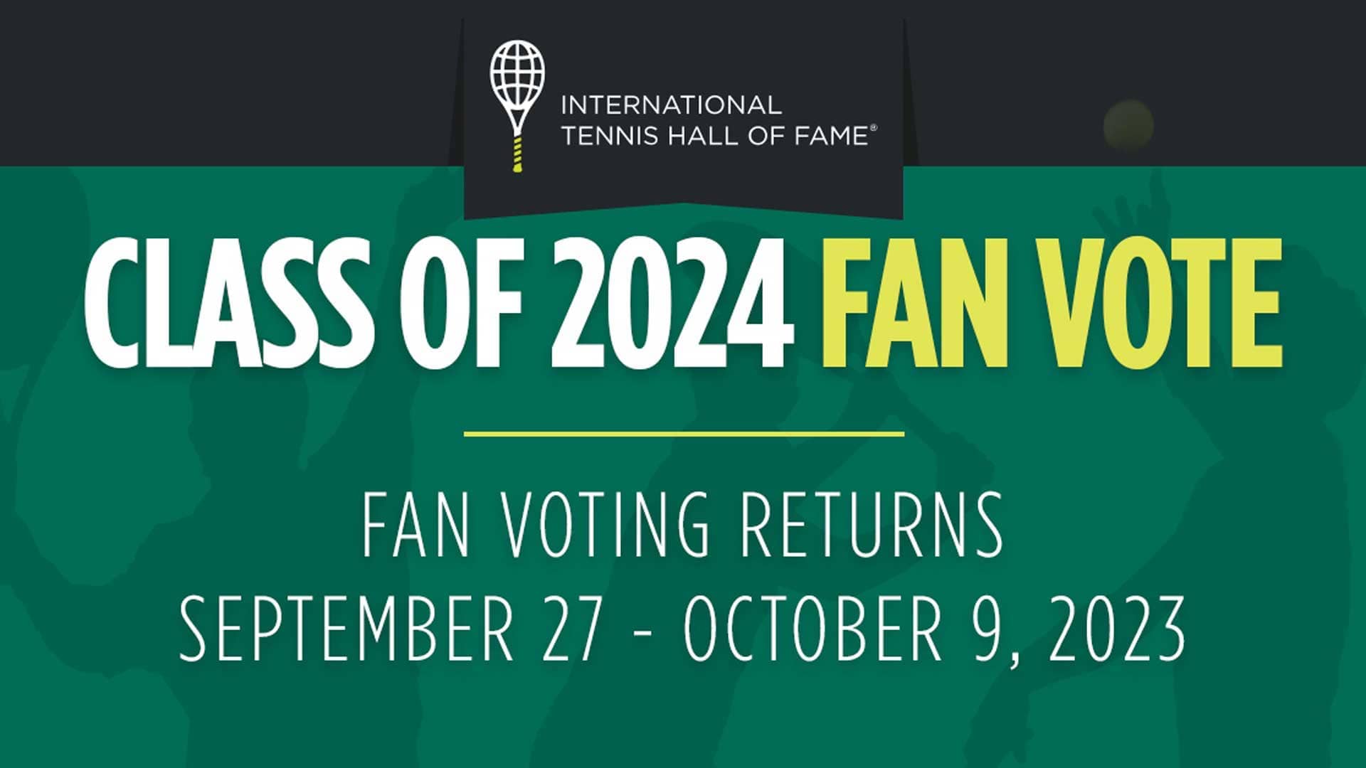 Cast your vote for the International Tennis Hall of Fame's Class of 2024.