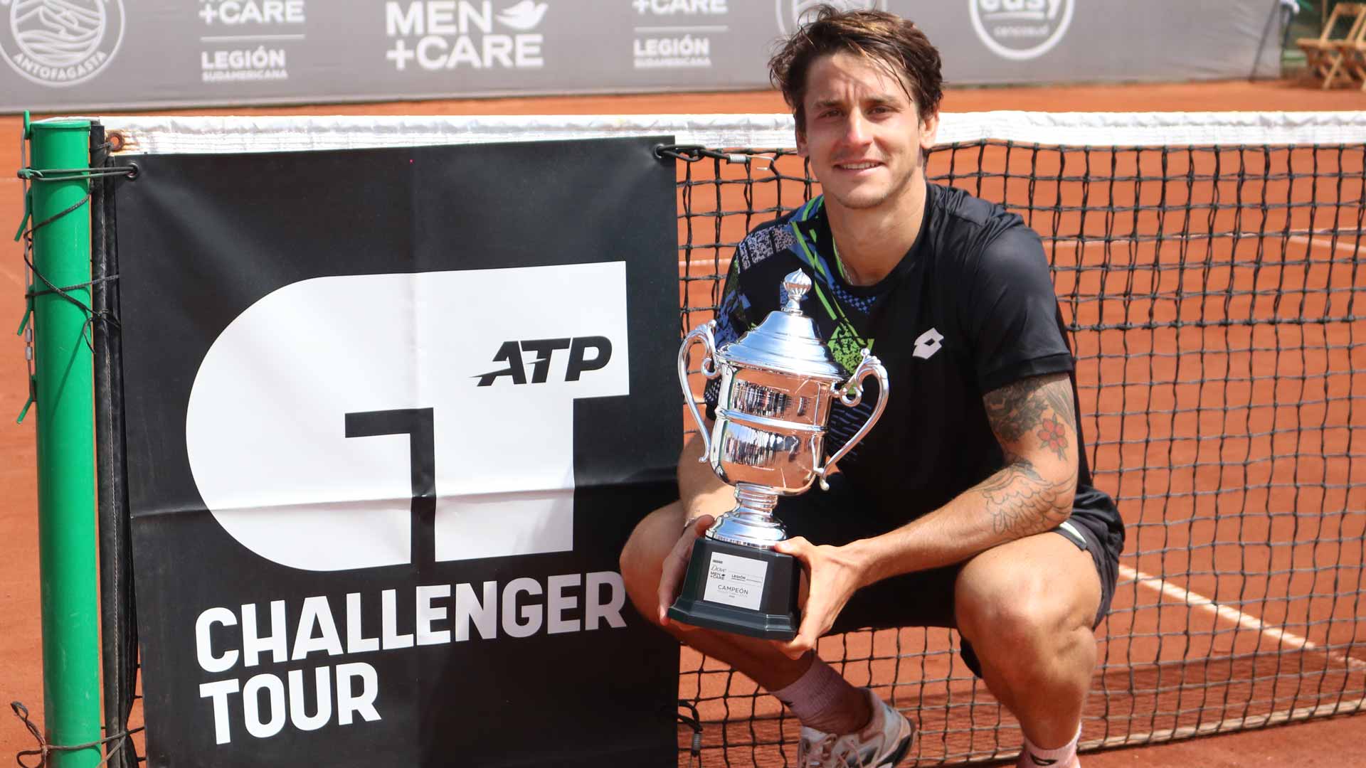 <a href='https://www.atptour.com/en/players/camilo-ugo-carabelli/u182/overview'>Camilo Ugo Carabelli</a> wins the 2023 Challenger Dove Men+Care Antofagasta.