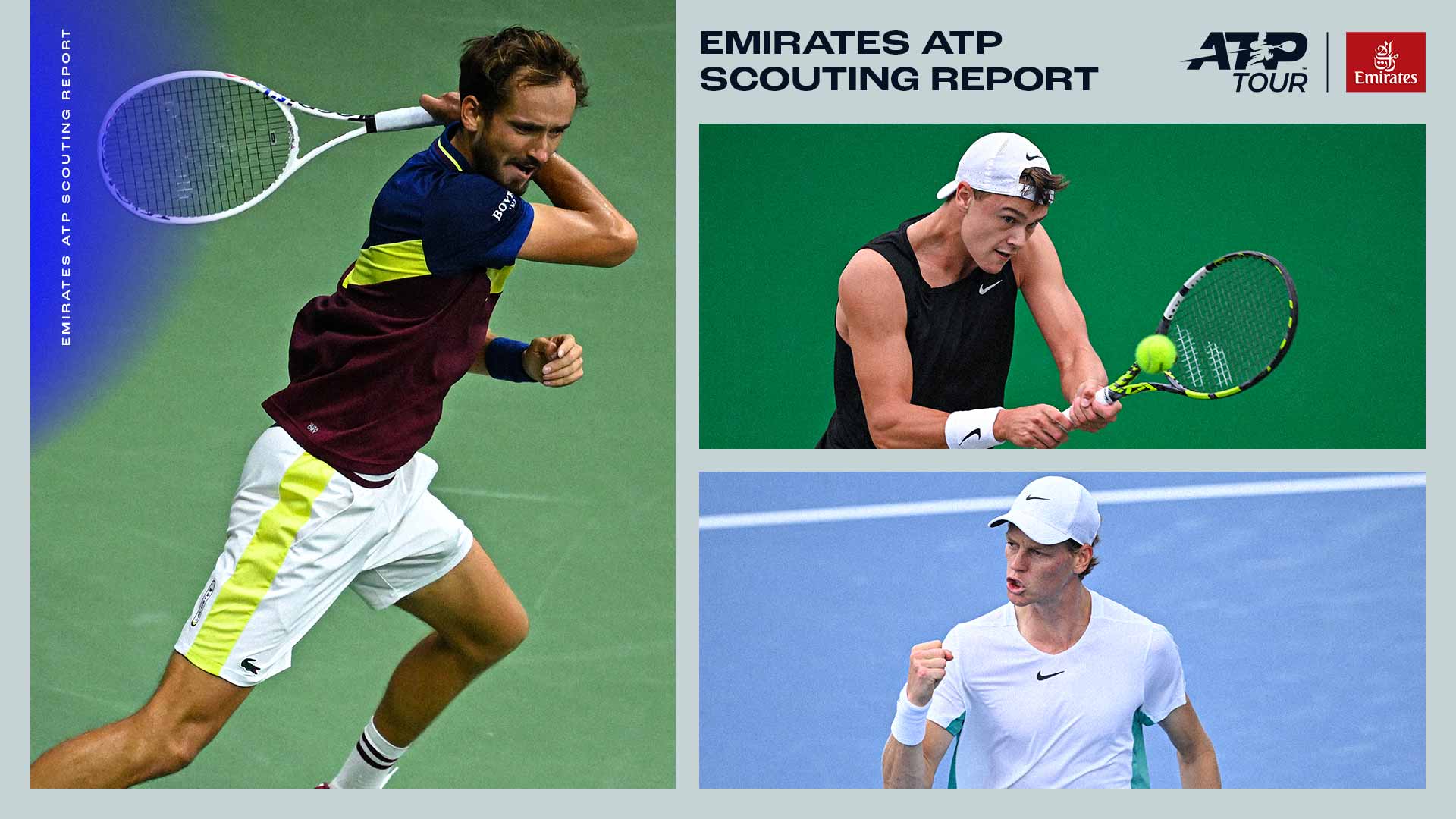 Daniil Medvedev, Holger Rune y Jannik Sinner son algunos de los jugadores que estarán en acción durante la próxima semana.
