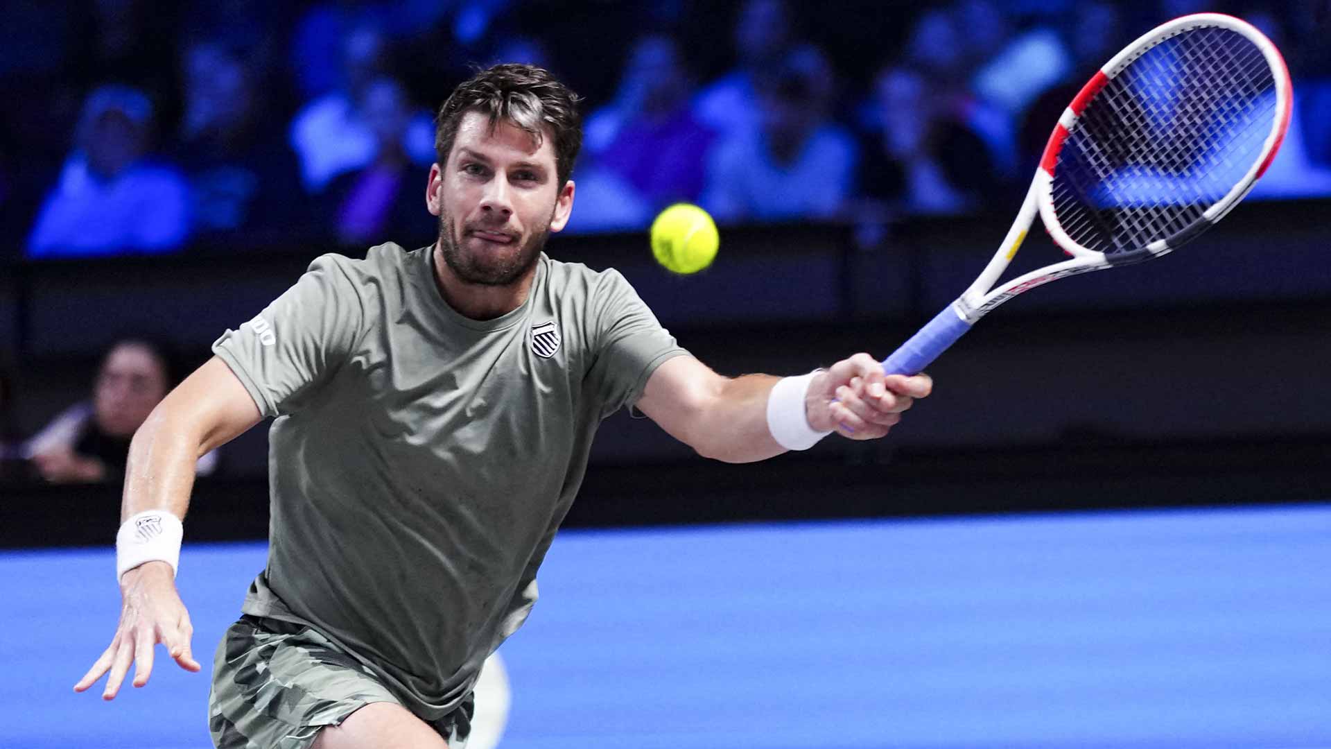 Cameron Norrie beat Filip Misolic in the first round of the Erste Bank Open on Monday.