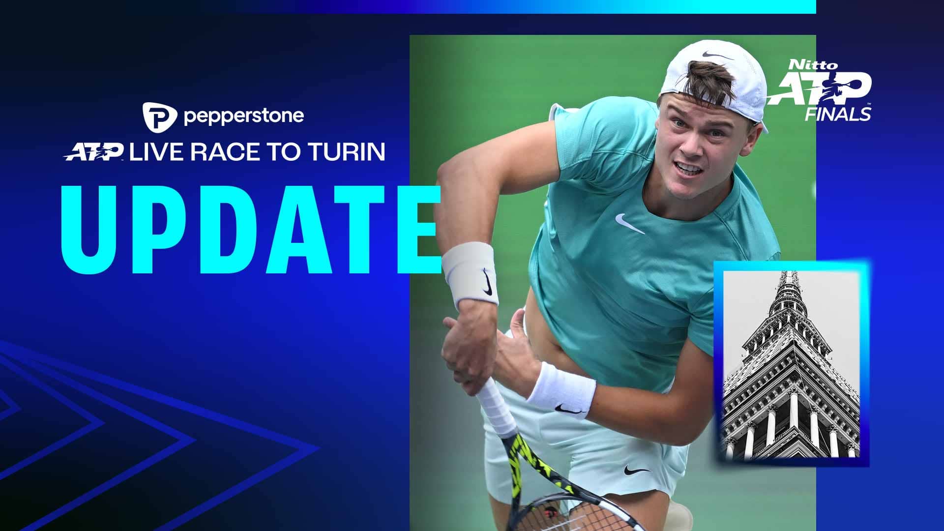 Holger Rune is in eighth place in the Pepperstone ATP Live Race To Turin entering Paris.