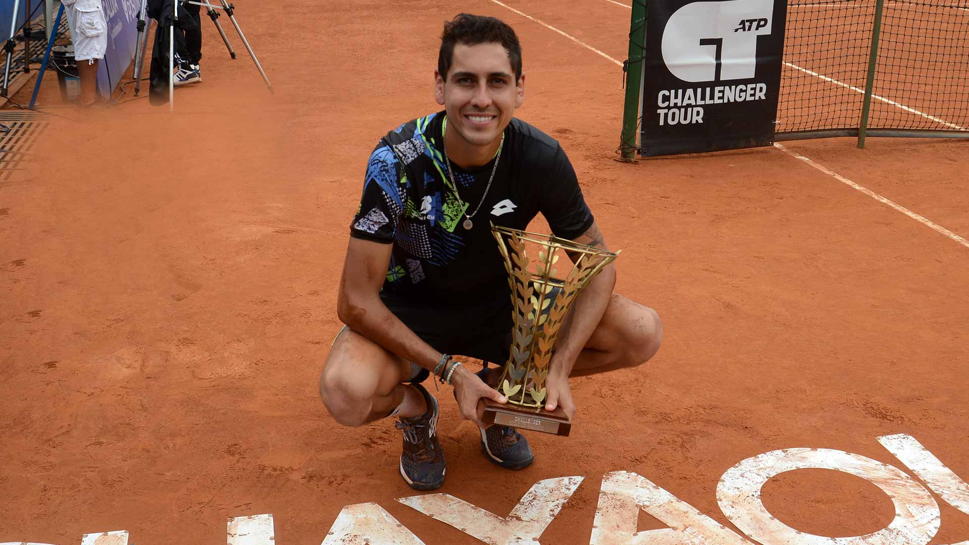 <a href='https://www.atptour.com/en/players/alejandro-tabilo/te30/overview'>Alejandro Tabilo</a> wins the Challenger 75 event in Guayaquil, Ecuador.