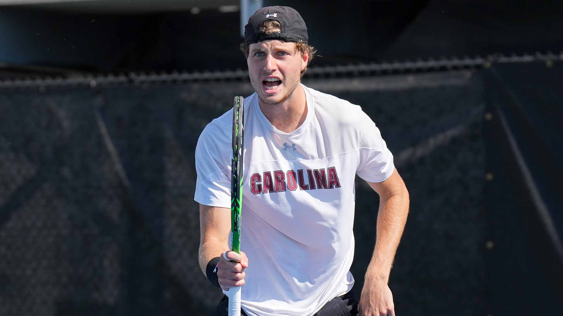 Toby Samuel has earned ITA All-American honours at the University of South Carolina.