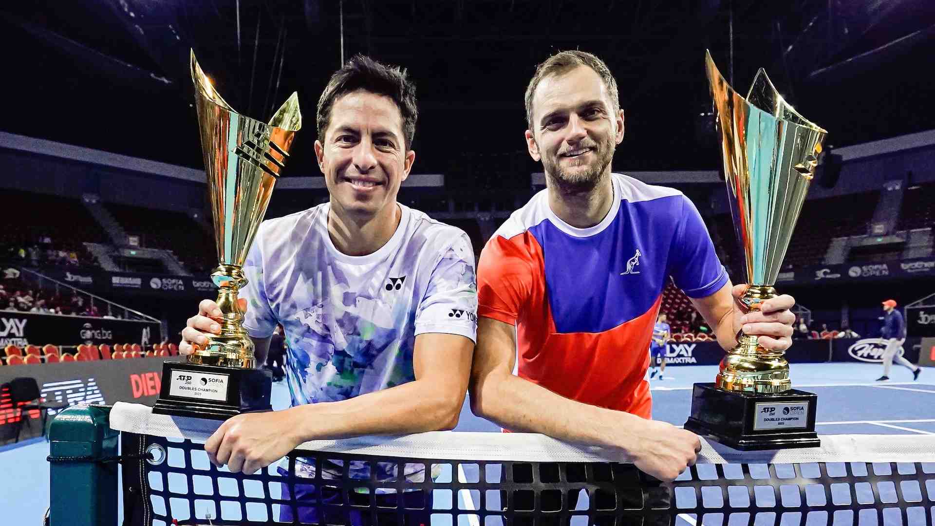 Gonzalo Escobar y Aleksandr Nedovyesov son los campeones de dobles del Sofia Open 2023.