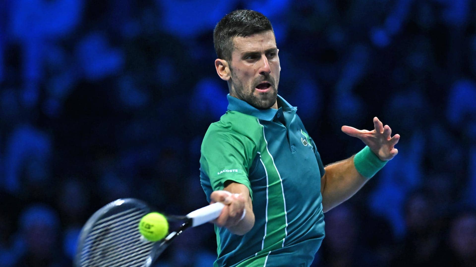 Novak Djokovic drops to 1-1 this week in Turin group play.