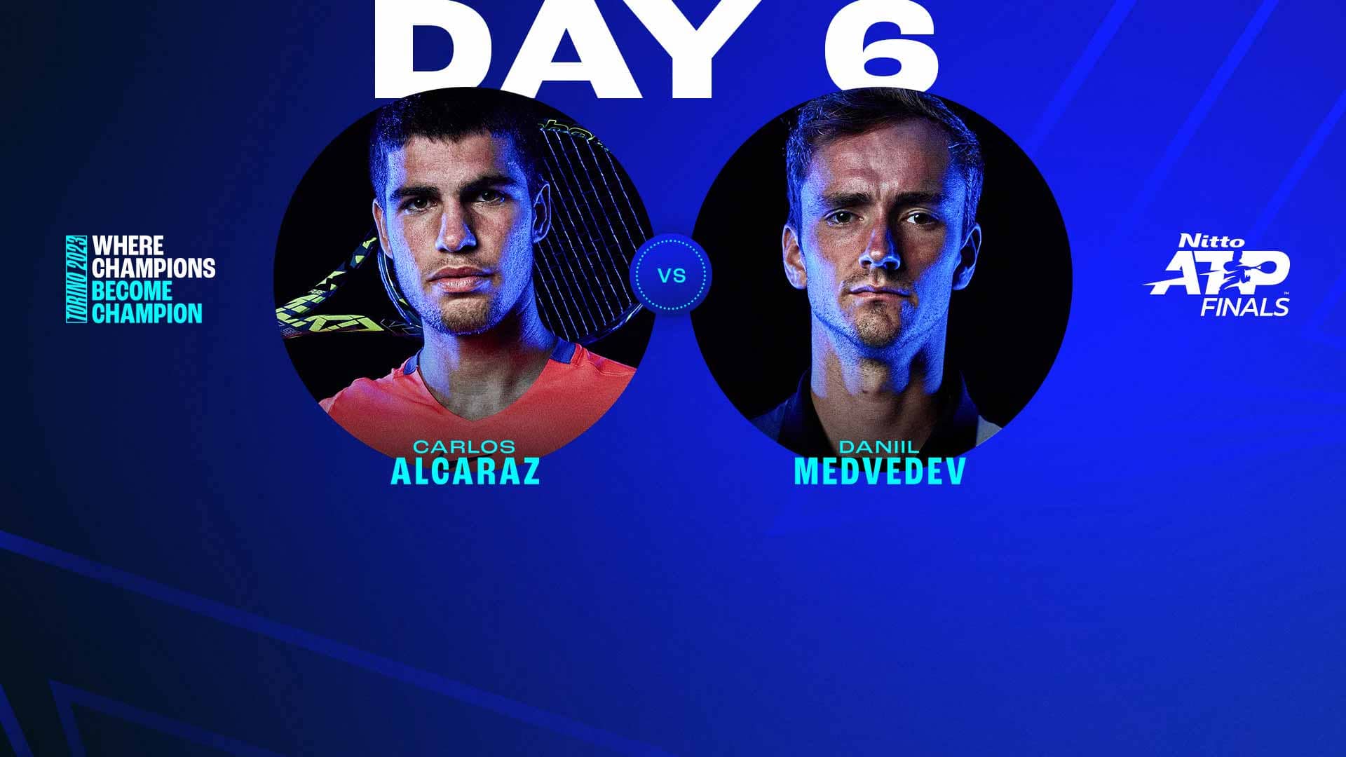 Carlos Alcaraz and Daniil Medvedev are tied at 2-2 in their Lexus ATP Head2Head series.