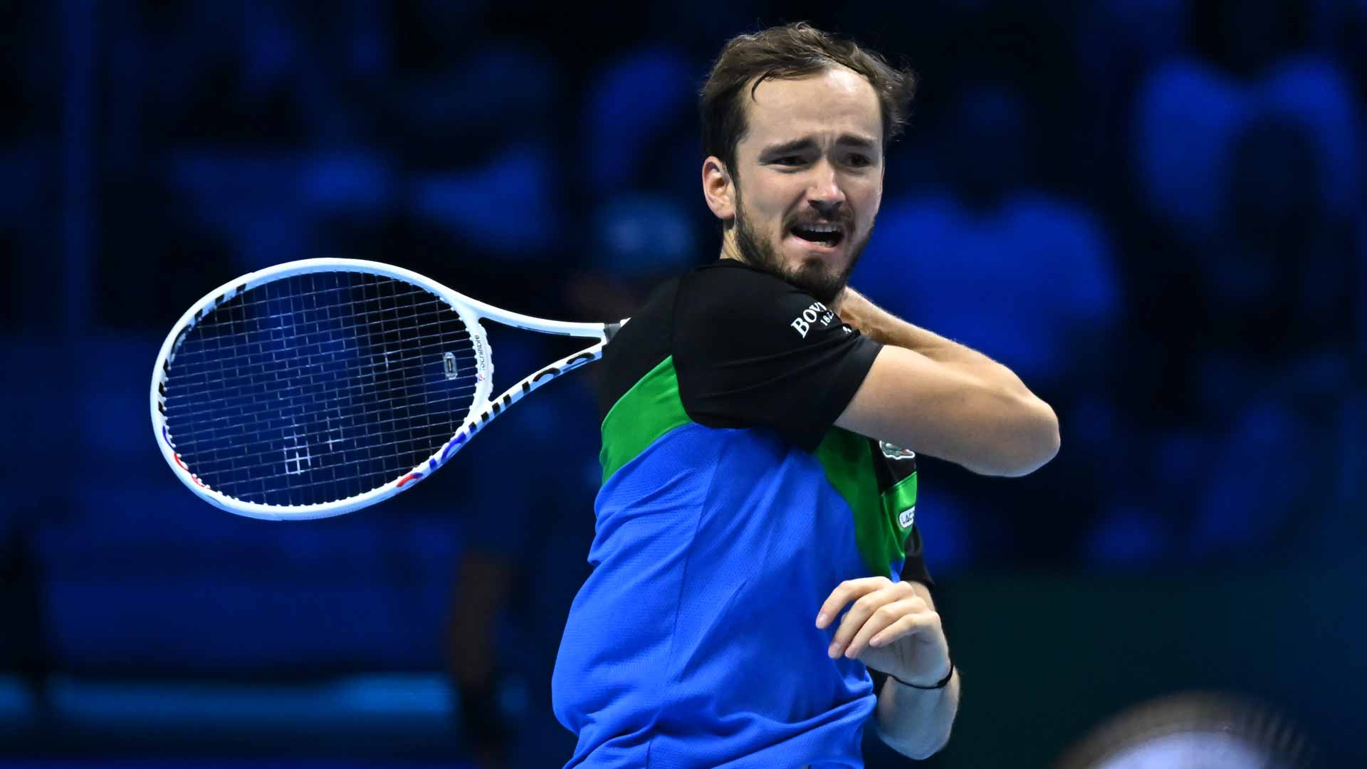 Daniil Medvedev acabó con un récord de 2-1 en el Grupo Rojo.