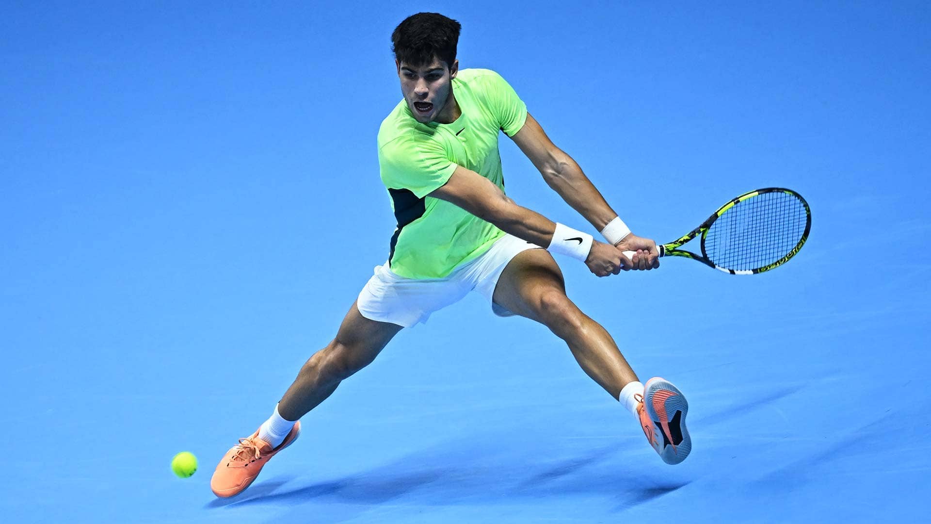 Carlos Alcaraz is making his debut at the Nitto ATP FInals.